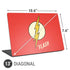 DC Comics The Flash Classic Emblem Universal Laptop 13in (10.6 x 7.6in) Skin