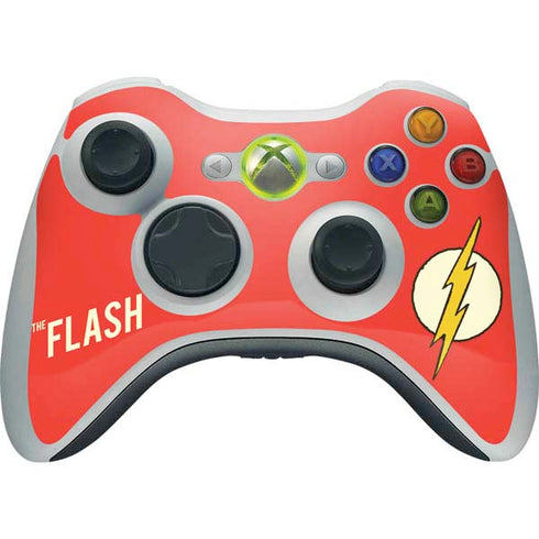 DC Comics The Flash Classic Emblem Xbox 360 Wireless Controller Skin