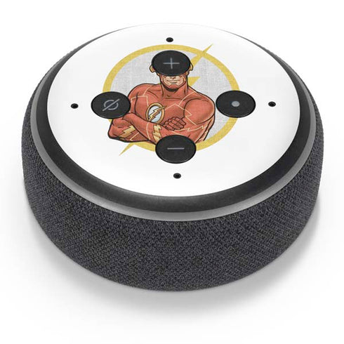 DC Comics The Flash Folded Arms Pose Amazon Echo Dot Skin