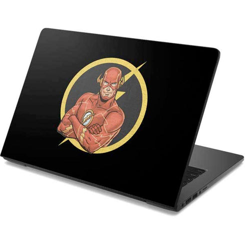 DC Comics The Flash Folded Arms Pose Dell Chromebook Skin