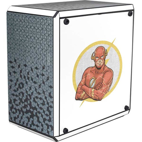 DC Comics The Flash Folded Arms Pose Cooler Master MasterBox Q300L Mini Tower Skin