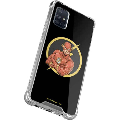 DC Comics The Flash Folded Arms Pose Galaxy A71 5G Clear Case