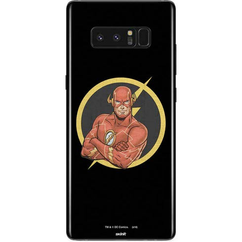 DC Comics The Flash Folded Arms Pose Galaxy Note 8 Skin