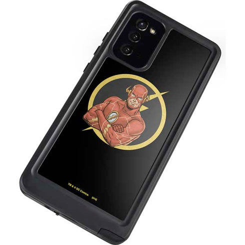 DC Comics The Flash Folded Arms Pose Galaxy Note20 5G Waterproof Case
