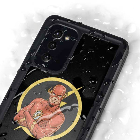 DC Comics The Flash Folded Arms Pose Galaxy Note20 5G Waterproof Case