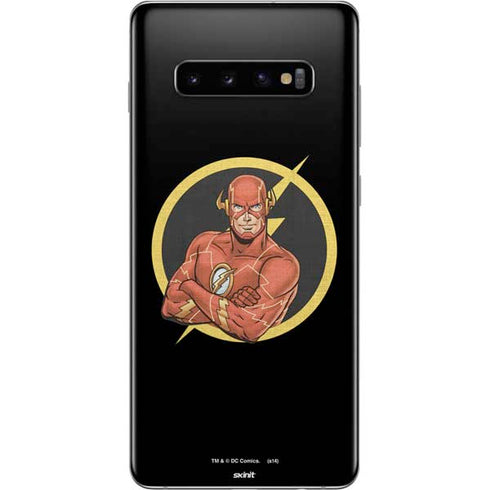 DC Comics The Flash Folded Arms Pose Galaxy S10 Plus Skin
