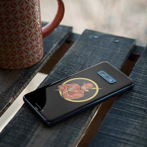 DC Comics The Flash Folded Arms Pose Galaxy S10e Skin
