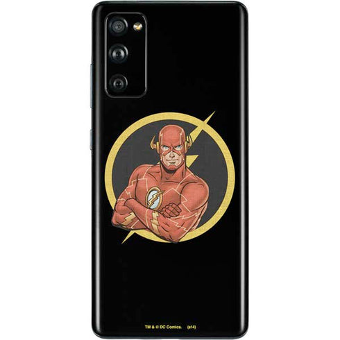 DC Comics The Flash Folded Arms Pose Galaxy S20 Fan Edition Skin