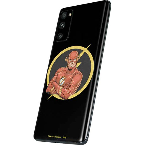 DC Comics The Flash Folded Arms Pose Galaxy S20 Fan Edition Skin