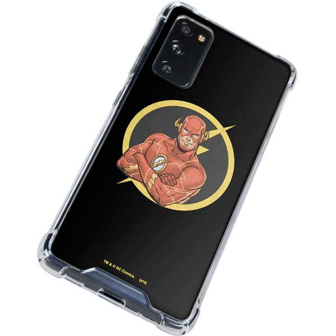 DC Comics The Flash Folded Arms Pose Galaxy S20 FE Clear Case
