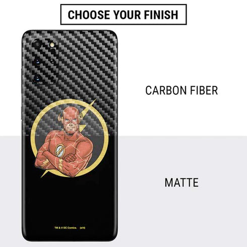 DC Comics The Flash Folded Arms Pose Galaxy S20 Plus Skin