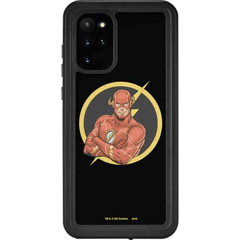 DC Comics The Flash Folded Arms Pose Galaxy S20 Plus Waterproof Case