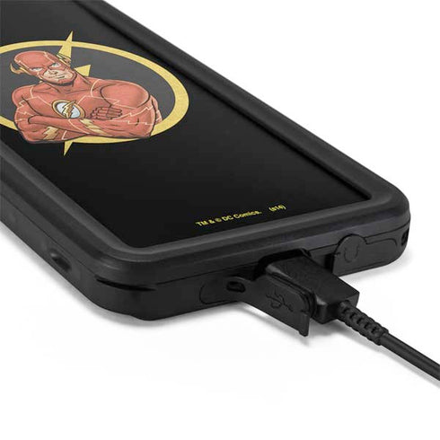 DC Comics The Flash Folded Arms Pose Galaxy S20 Plus Waterproof Case