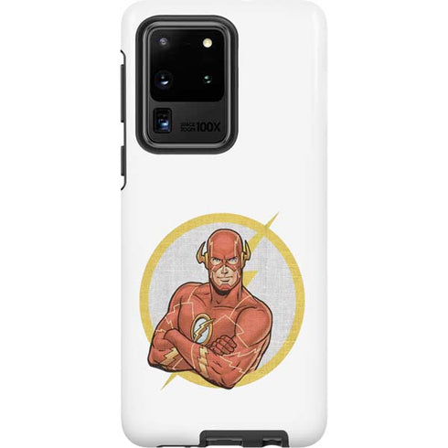 DC Comics The Flash Folded Arms Pose Galaxy S20 Ultra 5G Pro Case