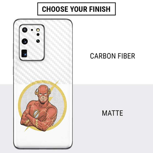 DC Comics The Flash Folded Arms Pose Galaxy S20 Ultra 5G Skin