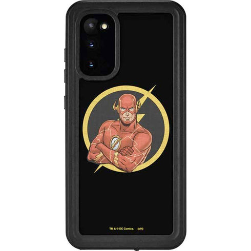 DC Comics The Flash Folded Arms Pose Galaxy S20 Waterproof Case