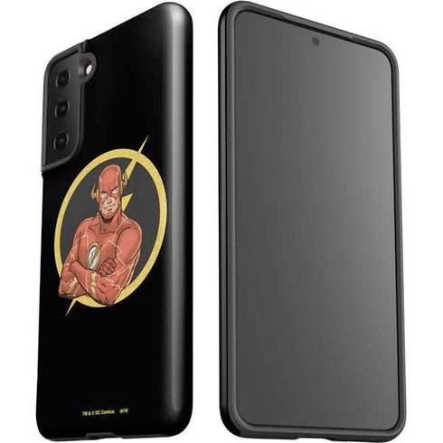 DC Comics The Flash Folded Arms Pose Galaxy S21 Plus 5G Pro Case