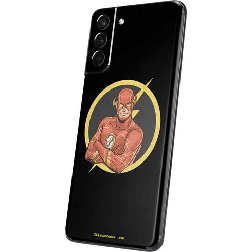 DC Comics The Flash Folded Arms Pose Galaxy S21 Plus 5G Skin
