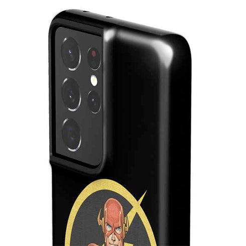 DC Comics The Flash Folded Arms Pose Galaxy S21 Ultra 5G Pro Case
