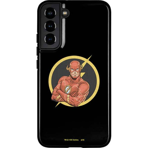 DC Comics The Flash Folded Arms Pose Galaxy S22 Plus Pro Case