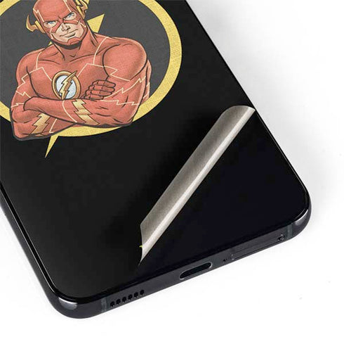 DC Comics The Flash Folded Arms Pose Galaxy S22 Plus Skin