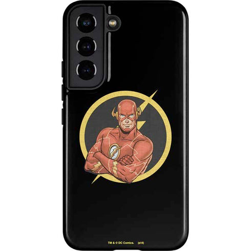 DC Comics The Flash Folded Arms Pose Galaxy S22 Pro Case