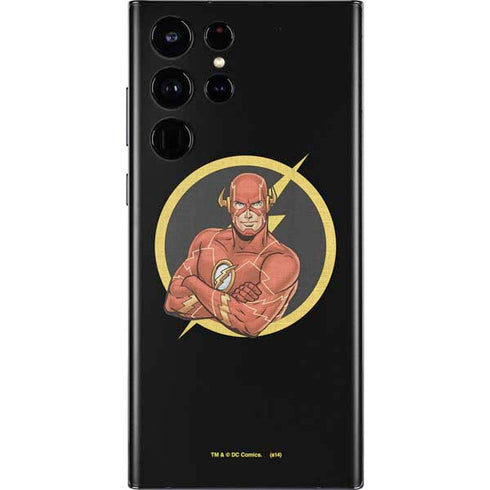 DC Comics The Flash Folded Arms Pose Galaxy S22 Ultra Skin