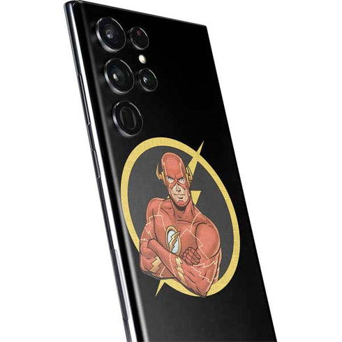 DC Comics The Flash Folded Arms Pose Galaxy S22 Ultra Skin