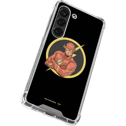 DC Comics The Flash Folded Arms Pose Galaxy S23 Clear Case