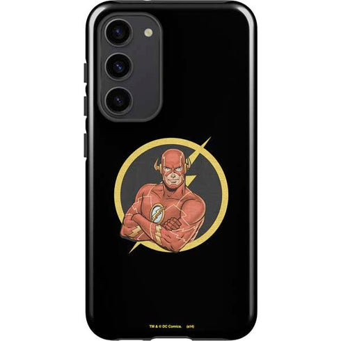 DC Comics The Flash Folded Arms Pose Galaxy S23 Plus Pro Case