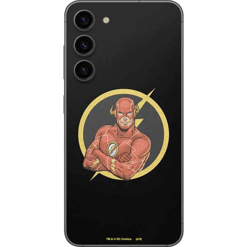 DC Comics The Flash Folded Arms Pose Galaxy S23 Plus Skin