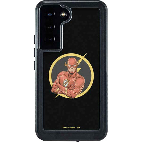 DC Comics The Flash Folded Arms Pose Galaxy S23 Plus Waterproof Case