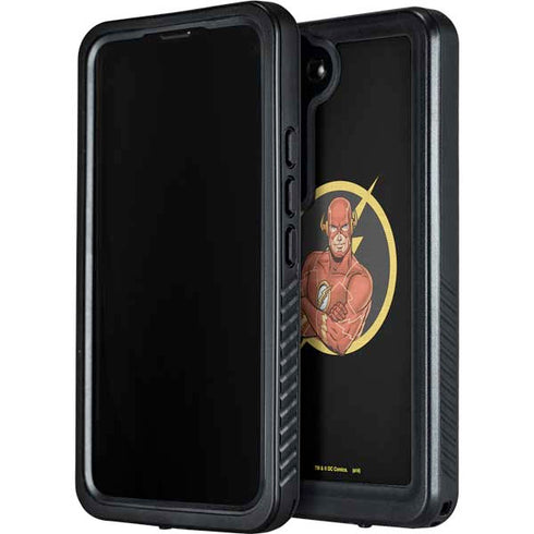 DC Comics The Flash Folded Arms Pose Galaxy S23 Plus Waterproof Case