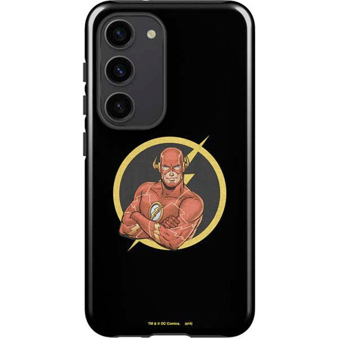DC Comics The Flash Folded Arms Pose Galaxy S23 Pro Case