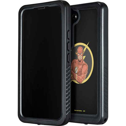 DC Comics The Flash Folded Arms Pose Galaxy S23 Waterproof Case