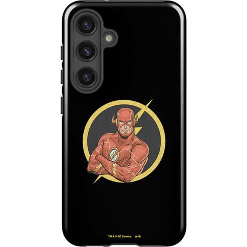 DC Comics The Flash Folded Arms Pose Galaxy S24 Plus Impact Case
