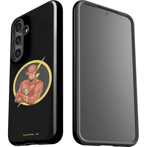 DC Comics The Flash Folded Arms Pose Galaxy S24 Plus Impact Case
