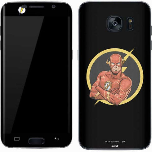 DC Comics The Flash Folded Arms Pose Galaxy S7 Skin