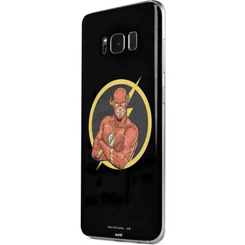 DC Comics The Flash Folded Arms Pose Galaxy S8 Plus Skin