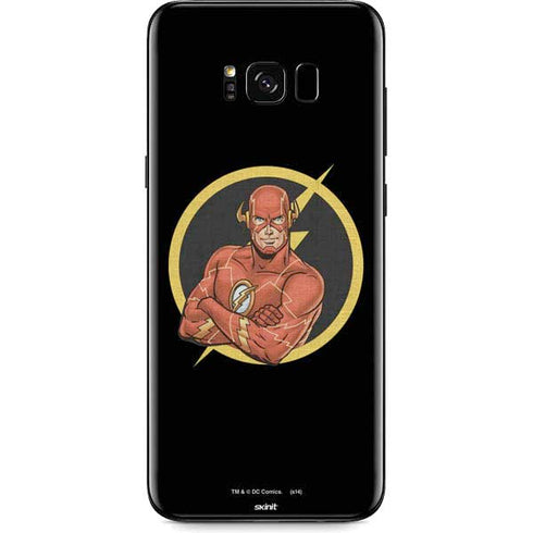 DC Comics The Flash Folded Arms Pose Galaxy S8 Skin