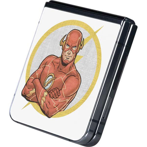 DC Comics The Flash Folded Arms Pose Galaxy Z Flip5 5G Skin