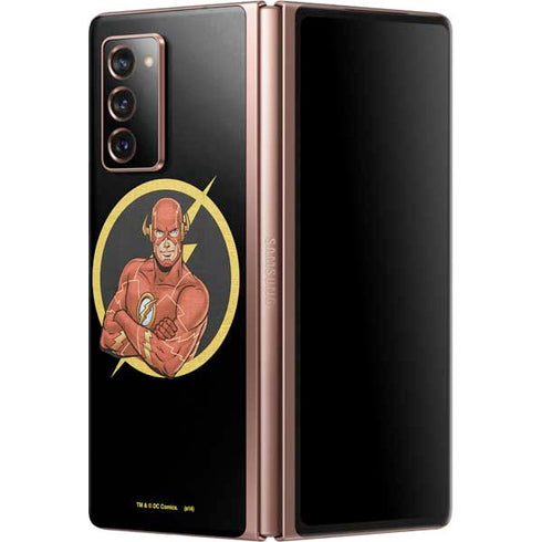 DC Comics The Flash Folded Arms Pose Galaxy Z Fold2 5G Skin