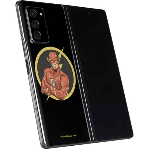 DC Comics The Flash Folded Arms Pose Galaxy Z Fold2 5G Skin