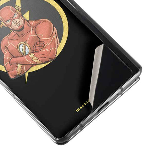 DC Comics The Flash Folded Arms Pose Galaxy Z Fold2 5G Skin