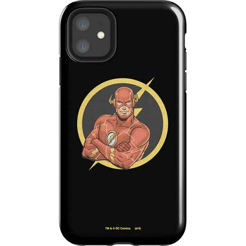 DC Comics The Flash Folded Arms Pose iPhone 11 Impact Case
