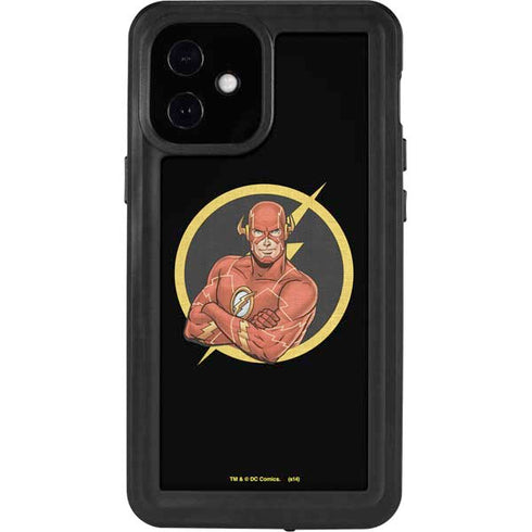 DC Comics The Flash Folded Arms Pose iPhone 12 Mini Waterproof Case