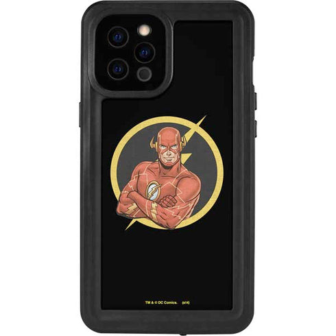 DC Comics The Flash Folded Arms Pose iPhone 12 Pro Max Waterproof Case