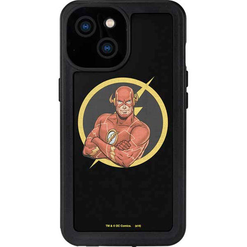 DC Comics The Flash Folded Arms Pose iPhone 13 Mini Waterproof Case