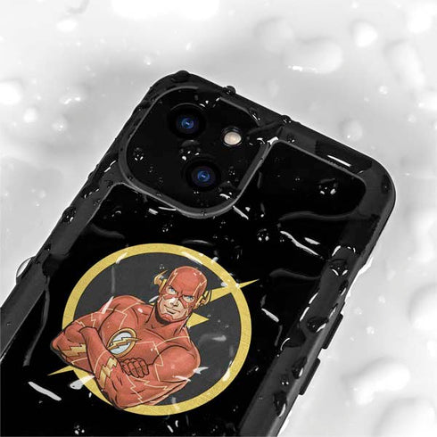 DC Comics The Flash Folded Arms Pose iPhone 13 Mini Waterproof Case