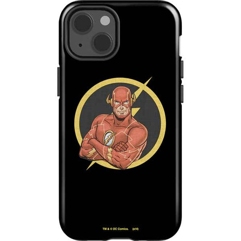 DC Comics The Flash Folded Arms Pose iPhone 14 Impact Case
